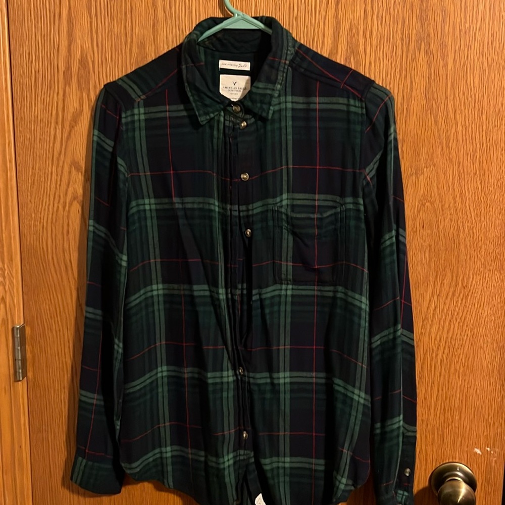 Women's American Eagle plaid small flannel